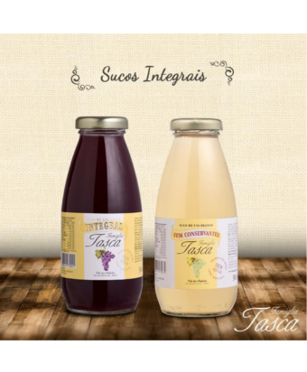Combo Sucos Tinto 300ml + Branco 300ml . 4 + 4 unid.